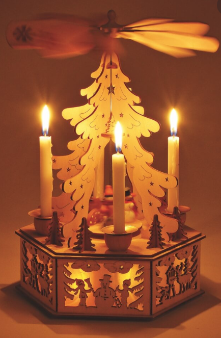 Pyramide à bougie de Noël